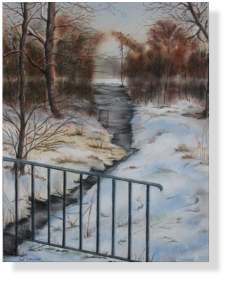(28) Winteridylle, 47 x 38 cm 2004 (28) Winteridylle, 47 x 38 cm 2004
